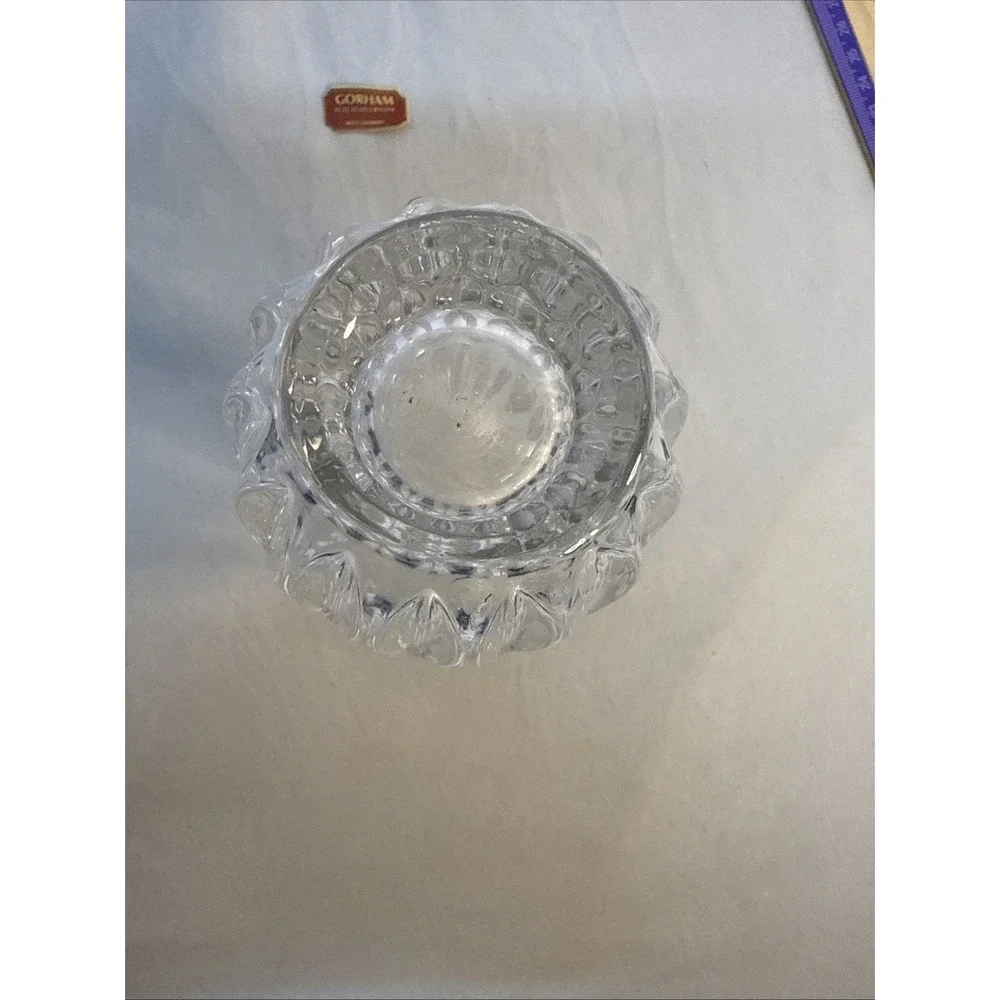 Vintage Gorham Crystal Althea Flower Vase 5.5